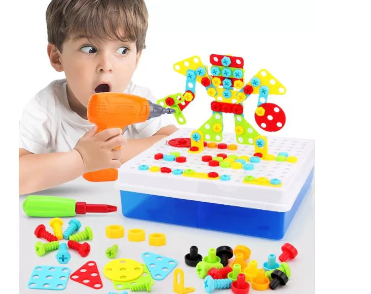 Taladro 3D para niños 4 EN 1 Juguete